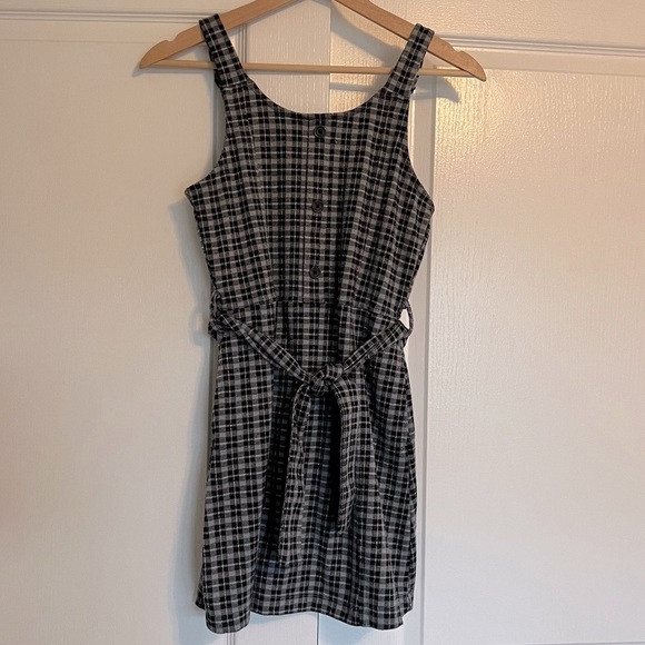 Abercrombie Kids Girls Plaid Dress with Tie Belt Size 11/12 - Picture 1 of 5